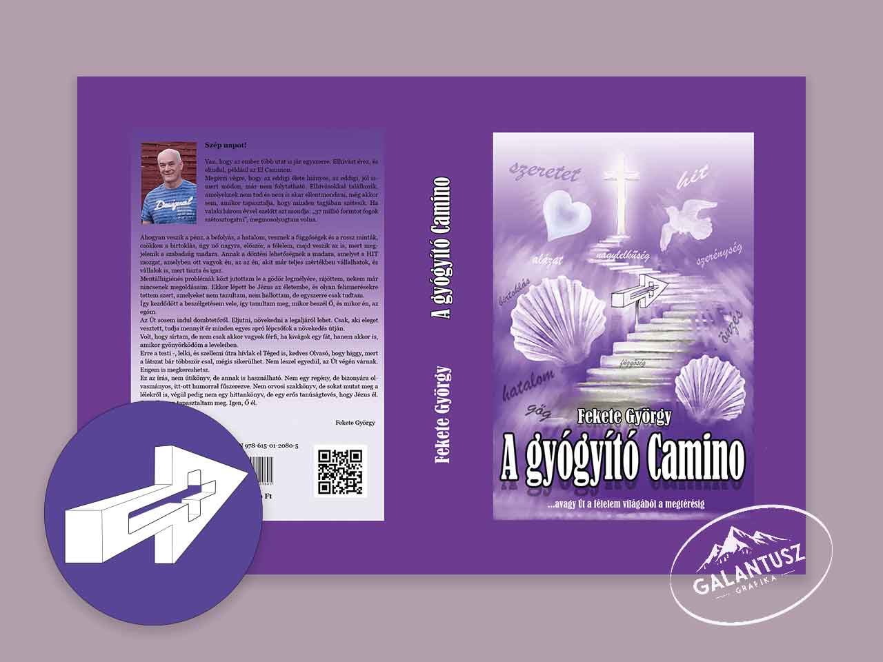 A gyógyító Camino - borító grafika